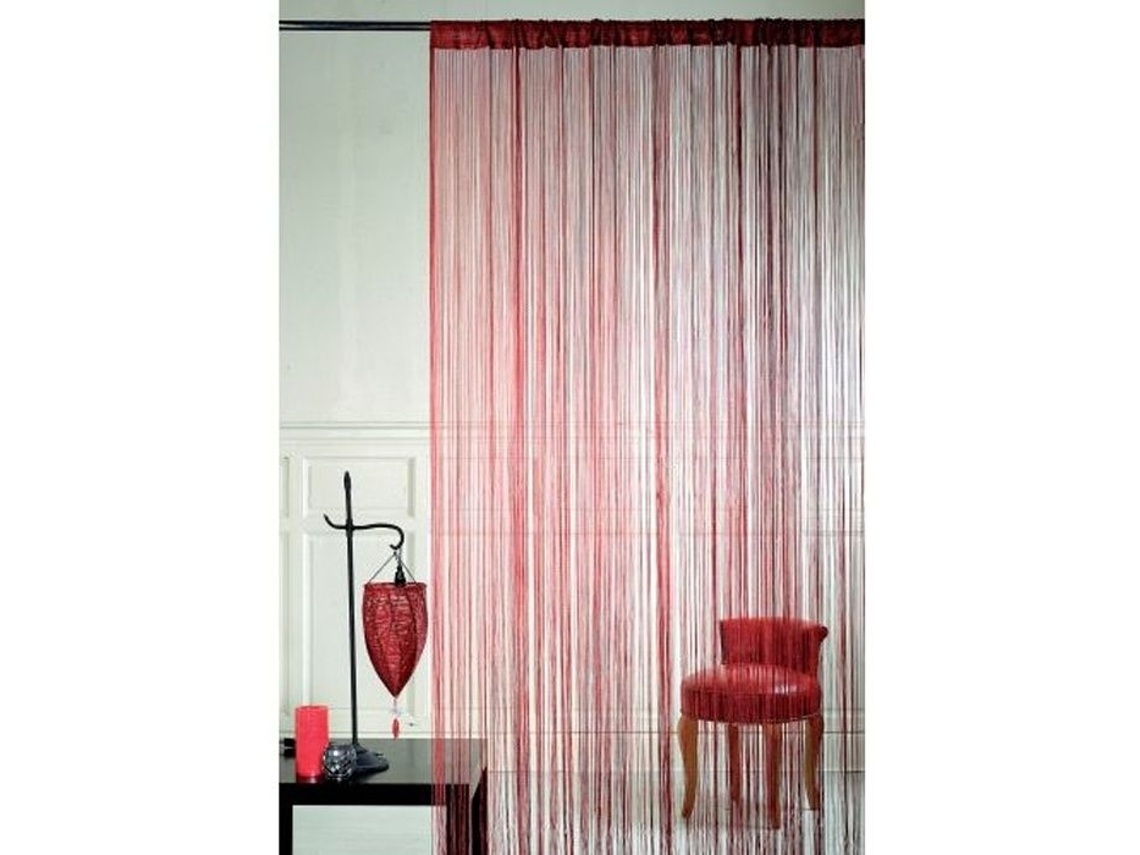 Cortina de Fio Mercerizado Brise Borgonha H 90 X L 240 Cm