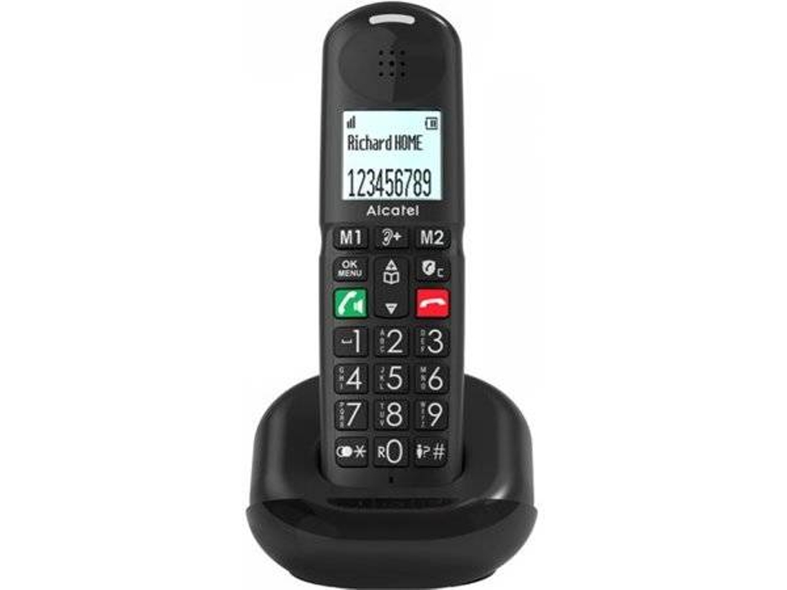 Telefone Sem Fios ALCATEL XL685 Preto