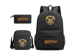 Mochila Escolar Infantil Harry Potter De Três Peças, Estampada, Grande Capacidade, Para Atividades Ao Ar Livre, Nº 1 Slowmoose