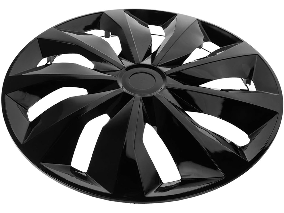 Calota Preta De 14 Polegadas Para Roda De Carro Tt