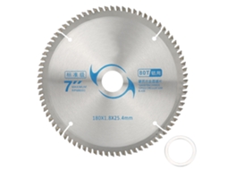 Lâmina de Serrote Circular Liga Dura 7 Polegadas 80 Dentes para Corte de Madeira com S/MARCA