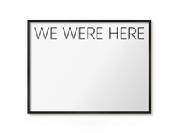 Magnetic Board We Were Here For The Living Room Espelharte (80x60 Cm)