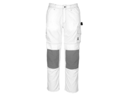 Calças Grandes Com Bolsos Para Joelheiras Hardwear 05079 Branco 52 / 35 MASCOT