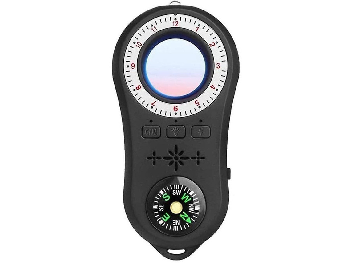 Detector De Espiões Multifuncional Áudio de Mini Câmera, Bússola, Gps E Sinal Yizhood (preto)