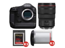 Eos R1 + Rf 24 70mm F/2.8 L Is Usm + 3 Sandisk 256gb Extreme Pro Cfexpress Type B + 3 Canon Lp e19 + Ebook Pricedirect CANON
