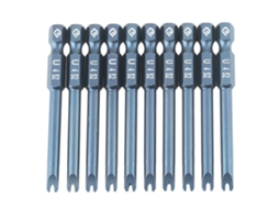 10 Peças De Parafusadeiras Em Forma De U De Aço Liga S2 Com Cabo Hexagonal De 1/4 Polegada 65mm H6.3*65*u4