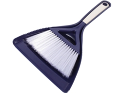 Mini Vassoura E Pá De Lixo Plástico Azul Para Mesa