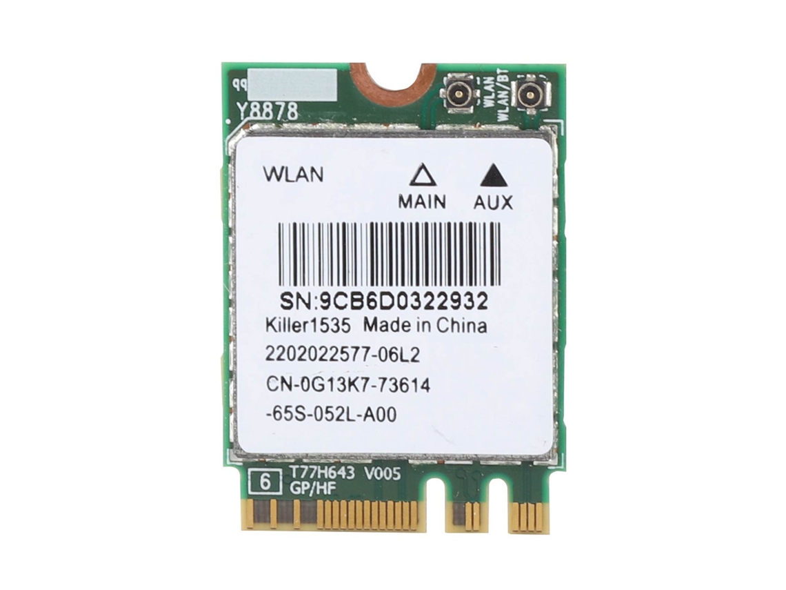 Placa de rede para jogos sem fio (banda dupla 802.11ac, Bluetooth 4.1)