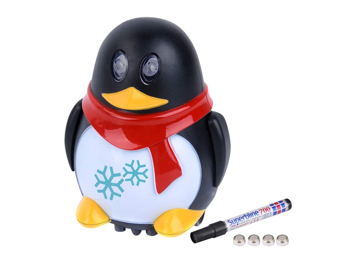 Mali brinquedo Indutivo Pinguim Seguir Linha Desenhada Modelo Fofo Educativo Mágico Presente