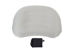 2026yncm-almohada Hinchable Para Viajes Soporte Lumbar Portátil Plegable Para Avión Tren Oficina Gris