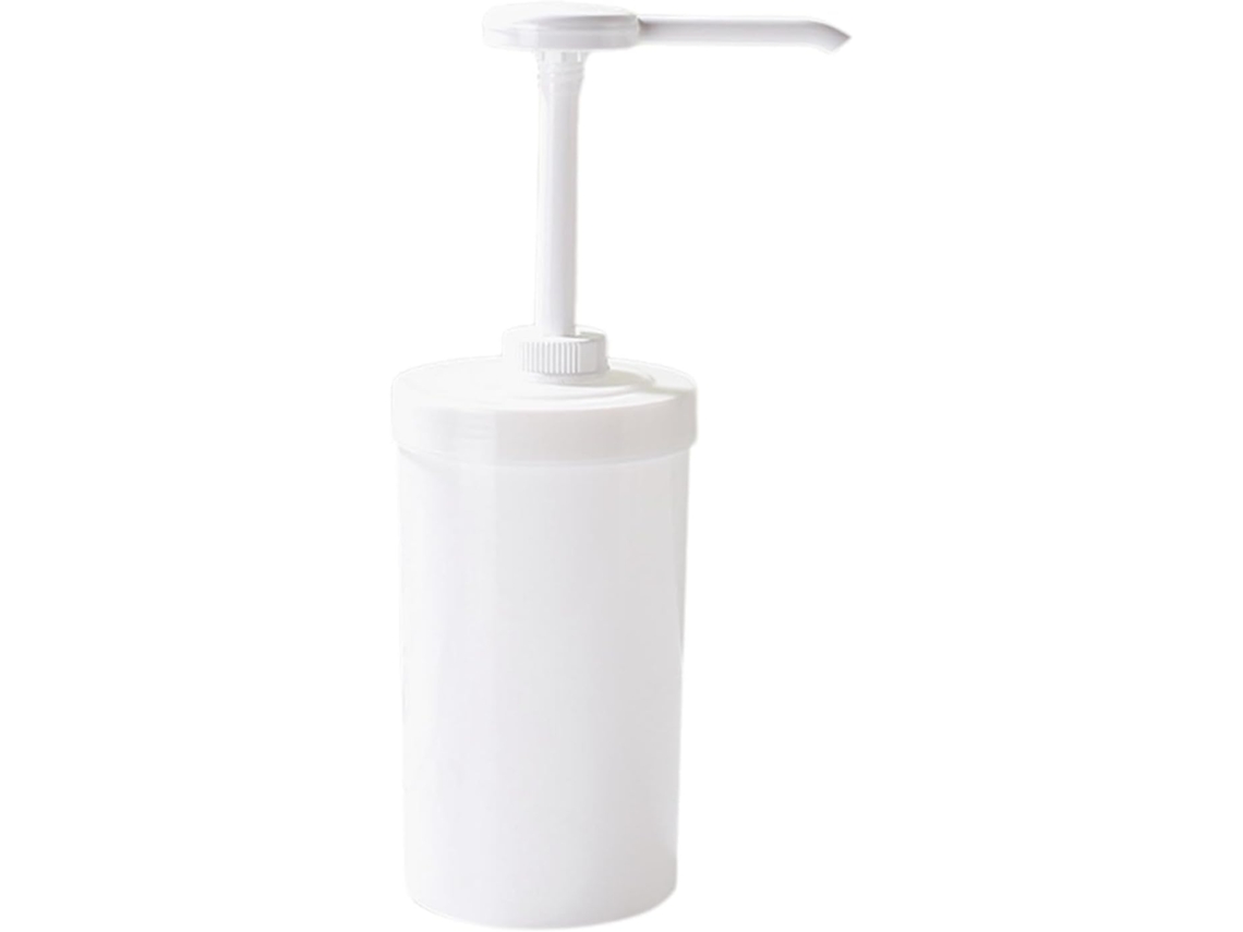 Bomba Dosadora Robusta Para Molhos, Branca, 30cc