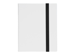 Pasta de Cartas 20 Páginas 9 Bolsos Capacidade Grande Capa Colorida para Armazenamento de Jogos Branco