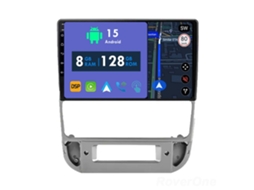 Auto Rádio Carro Bluetooth Autoradio 8GB RAM 128G ROM CarPlay Navegação GPS Ecrã Táctil RoverOne para Peugeot 406 1994-2005  