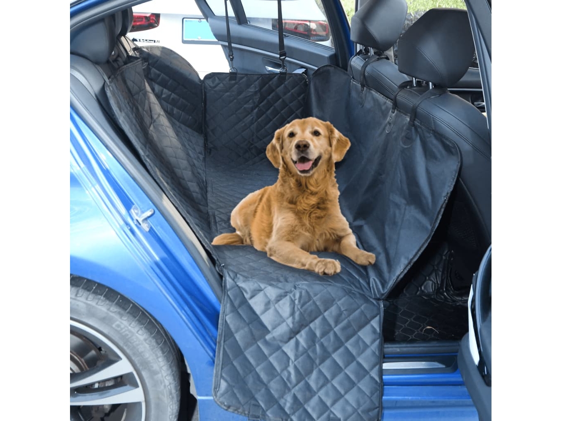 Vidaxl Cobertura De Assento De Carro Para Cão 137x46x50 Cm Preto