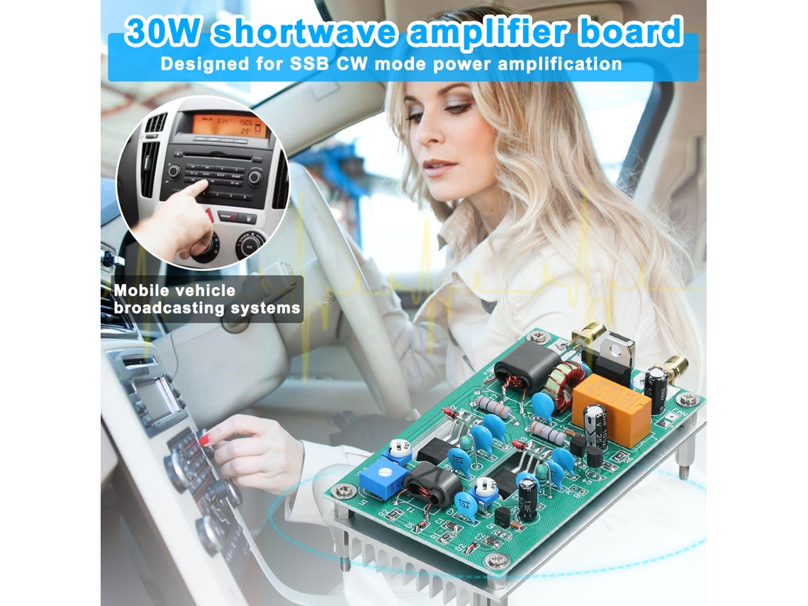 Laxiscreed Amplificador De Potência Hf Para 3 A 28mhz, Ideal Para Cw E Ssb