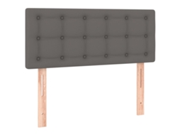 Cabeceira VIDAXL Cinzeto Couro Artificial (80x5x78/88 cm)