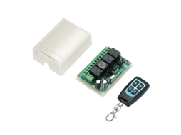 Interruptor Rf Sem Fio De 4 Canais Dc 12v, Com Transmissão De Longa Distância De 433 Mhz E Controle Remoto De 4 Botões.