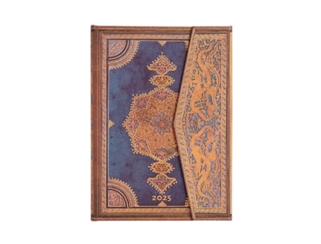 Agenda Semanal 125X180Mm 2025 PAPERBLANKS Midi Safavid Indigo 5776-5