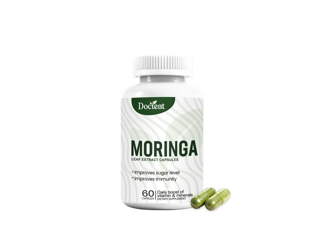 Cápsulas Moringa Docteat Saúde Intestinal
