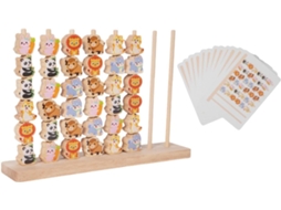 Brinquedo De Empilhar Com Animais Coloridos E Blocos Sensoriais,