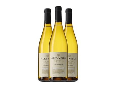 Vinho branco ALTAVISTA Premium Chardonnay Mendoza (0.75 L - 3 Unidades)