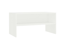 Tv Cabinet, Tv Cabinets Vidaxl Branco Madeira Processada (n/a)