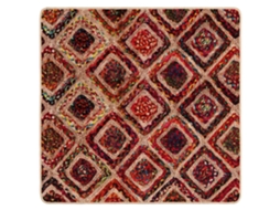 Conjunto 1 Tapete Runner Vidaxl Multicolorido Poliéster (100 X 100 Cm)
