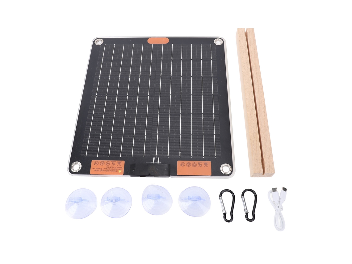 Laxiscreed Painel Solar Portátil De 20w Ultrafino Com Geração Dupla De Energia E Duas Portas Type-c
