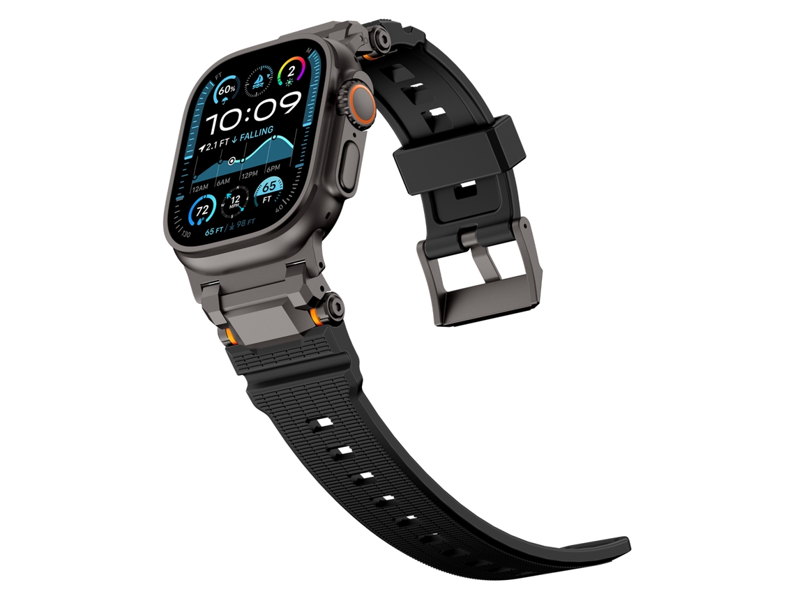 Bracelete para Apple Watch 44/45/46/49mm Preto XIAOMOYU
