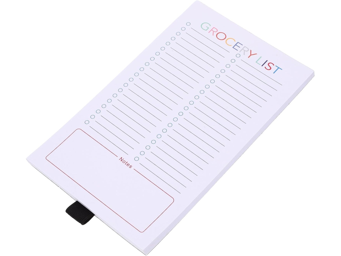 Bloc-notes Magnétique Léger Et Imperméable En Papier, Carnet Destacável Para Listas De Cursos E Planejamento