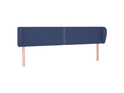 Headboard, Headboards Vidaxl Azul Tecido (203 X 23 X 78/88 Cm)