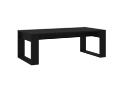 Mesa de centro VIDAXL Preto Madeira processada (102x50x35 cm)