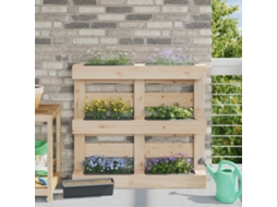 Vidaxl Caixas De Flores Para Paletes Euro 24 Pcs Cinzento