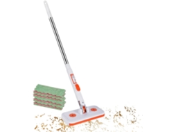 Mop Plano Sem Lavagem Com Clipe Flexível