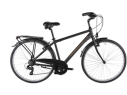 Bicicleta OTTE de Cidade Stellar 700 28' (Outlet Grade A - Preto)