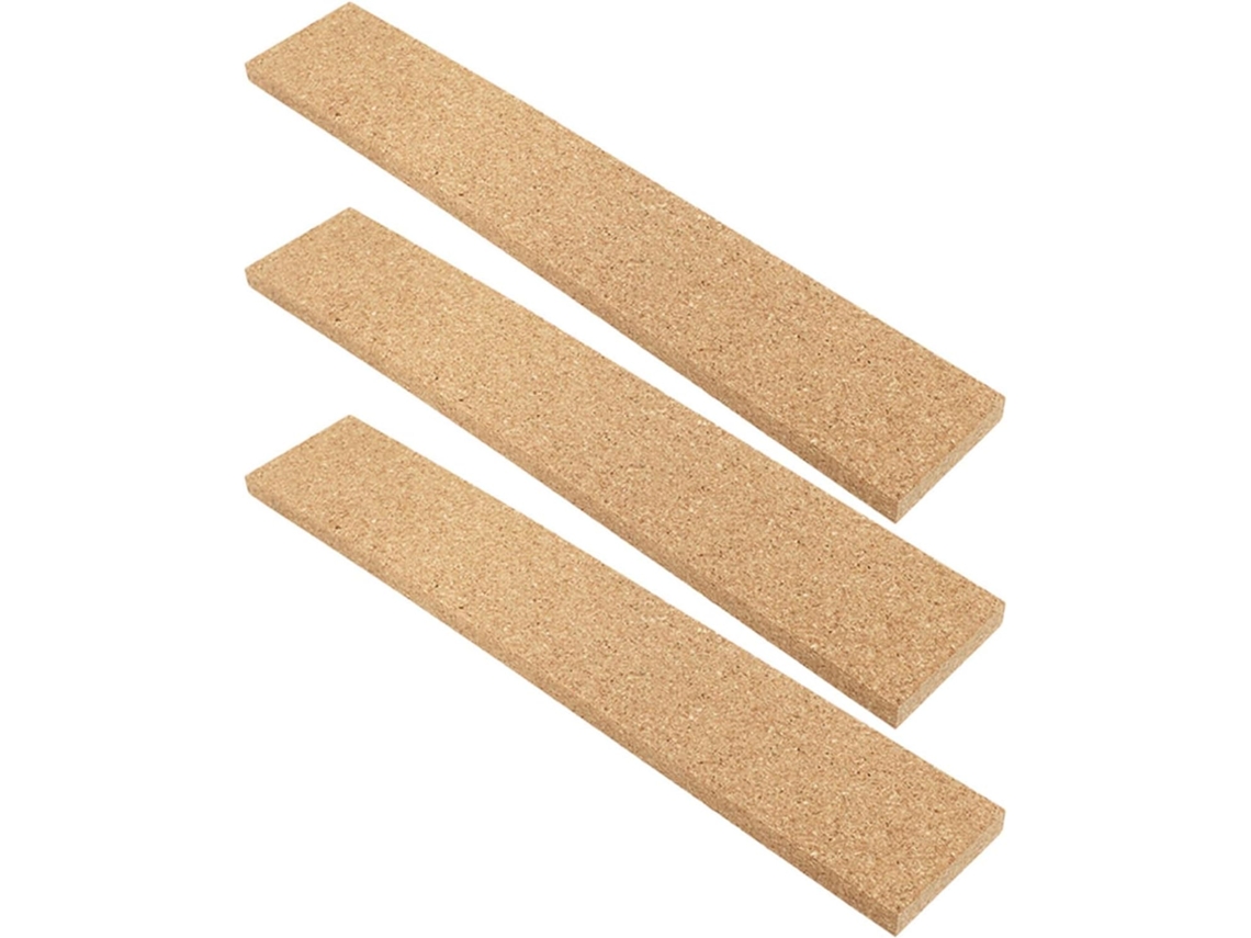 Vicasky Tiras De Cortiça Sem Moldura, 3 Peças, Cáqui, Material Para