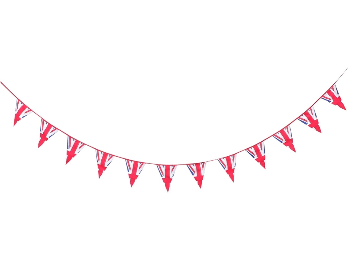 Bandeira Retangular Britânica Em Algodão, Pacote Com 2 Unidades.