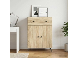 Vidaxl Buffet Carvalho Sonoma 66 X 34,5 X 90 Cm Derivados De Madeira