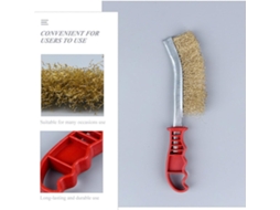 Conjunto De 4 Escovas Para Churrasco Com Fio De Aço E Cabo De Plástico