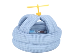 Casco De Seguridad Transpirable Para Bebés Y Niños Pequeños Protector De Cabeza Anti Choque Azul 2
