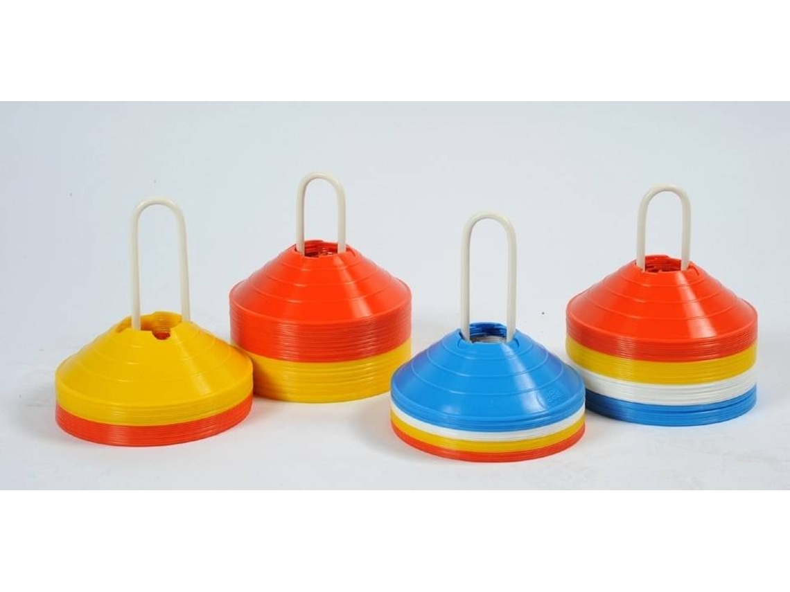 Conjunto de 40 Copos Extra Macios Com Entalhes SPORTI FRANCE Sea (Amarelo, Vermelho-TU)