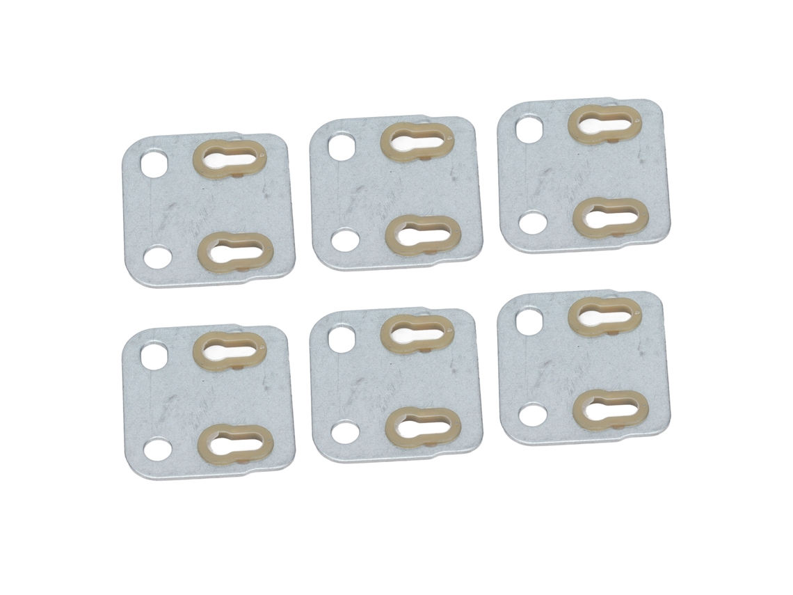 10 Peças De Placa Guiadora De Barra De Empuxo De Válvula De Ferro E Plástico Para Motor Diesel 154f