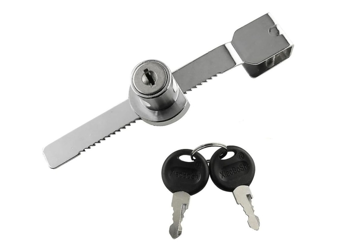 2 Fechaduras Para Portas De Vidro Deslizantes, Fechadura Grande Armário Vidro, Pressão Porta Deslizante Com Chaves.