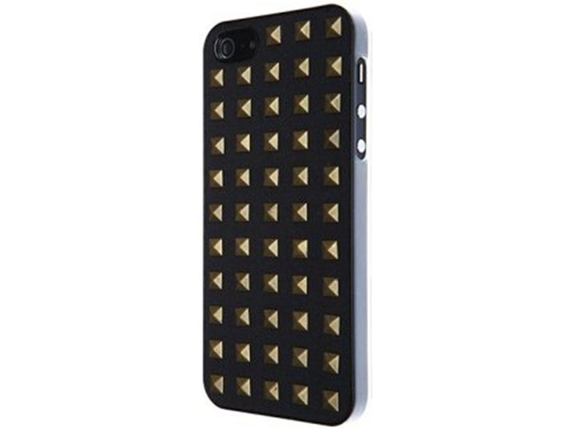 Capa iPhone 5, 5s, SE VCUBED3 Metal Square Dourado