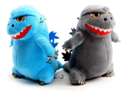 Lurelia 2 peças Godzilla Dinossauro Monstro Pelúcia, 20cm, Caixa de Coleção