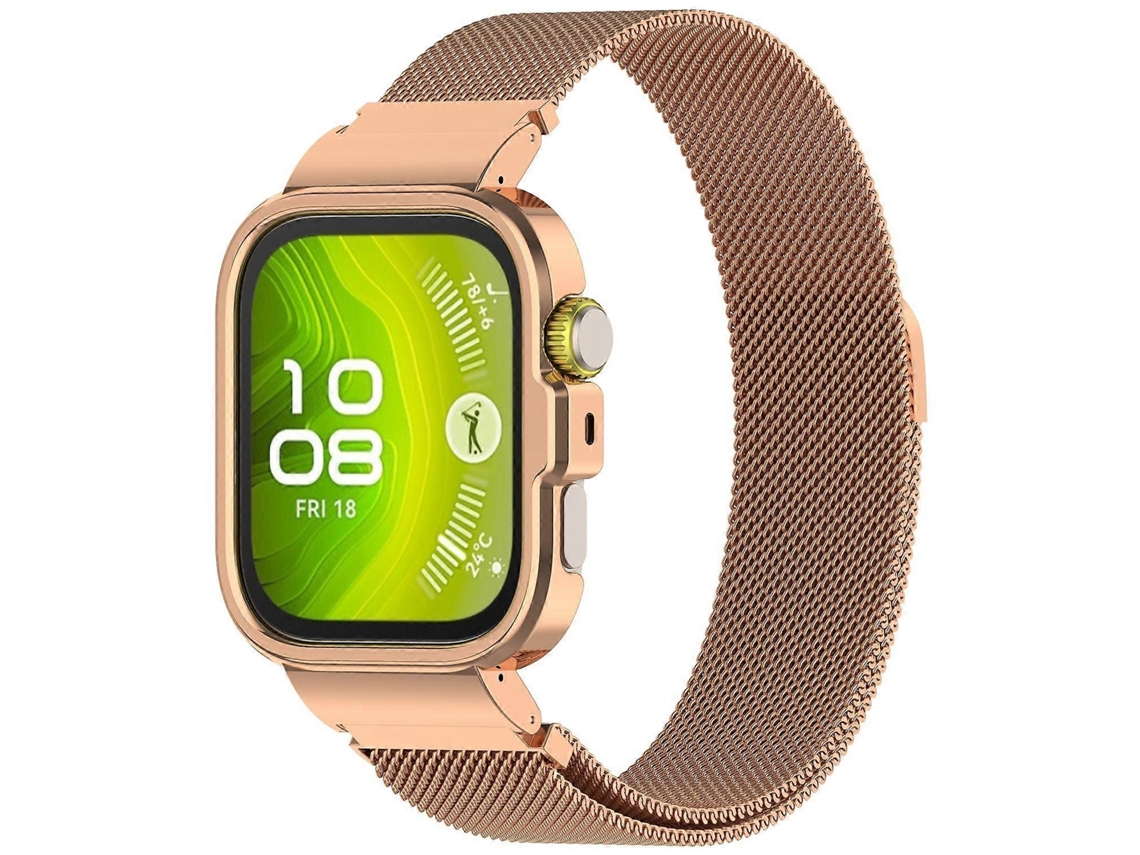 Pulseira De Aço Inoxidável Com Ímã Milan Integrado E Armação De Metal.