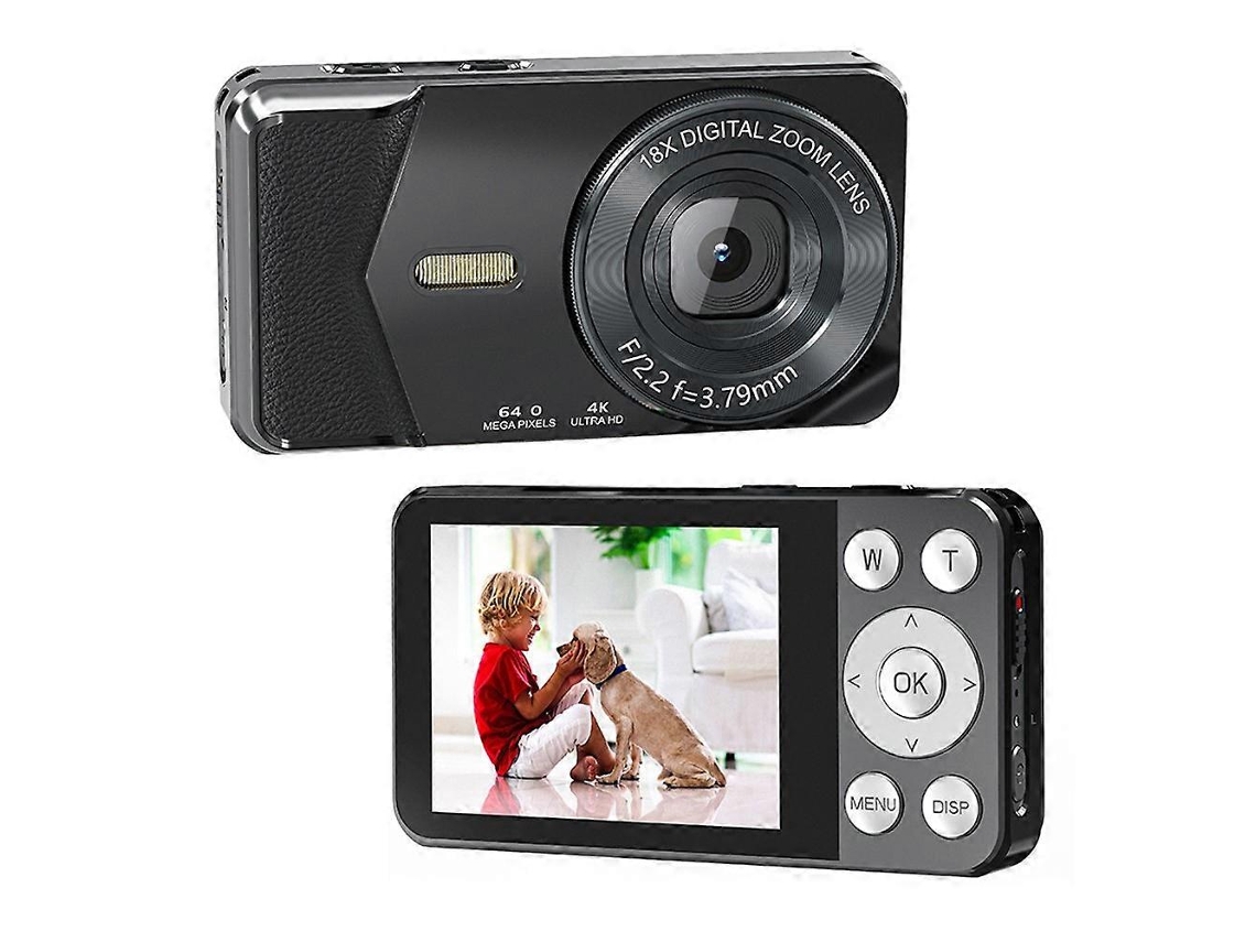 Câmera Digital Portátil A59 Com Tela Ips De 2,8 Polegadas, Gravador De Vídeo 4k Hd, Zoom De 18x E Sensor Ccd Para Iniciantes.