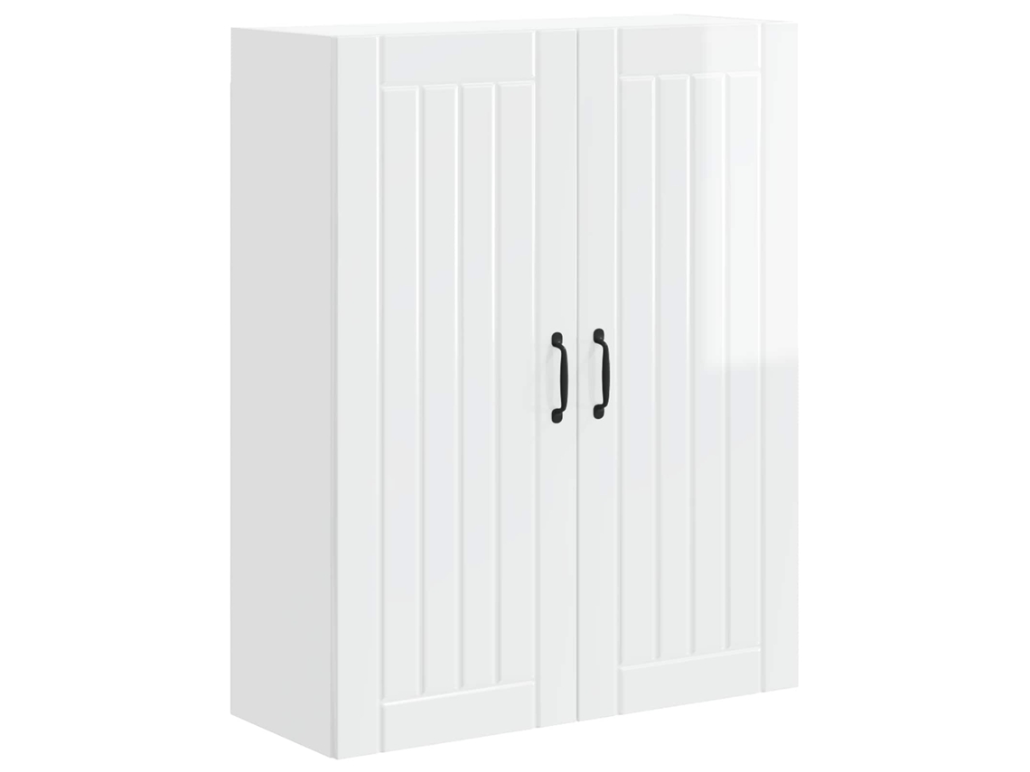 Armário de Cozinha Branco Brilhante 80 X 31 X 100 Cm MAISON EXCLUSIVE