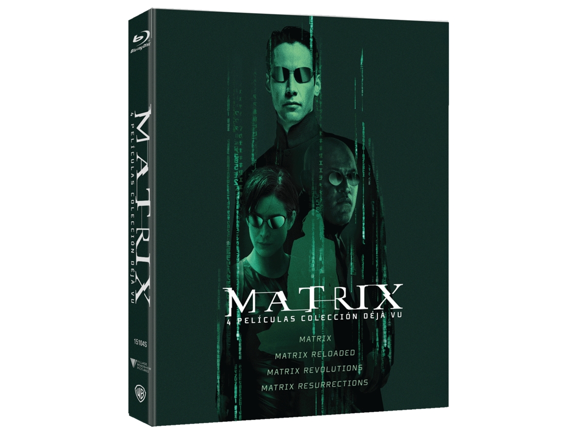 Matrix 1 - 4 Pack (1999, 2003, 2003, 2021) (Blu Ray)