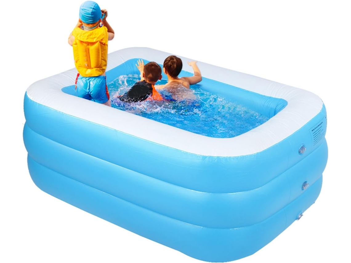 Piscina Inflável para Crianças, Material de Pvc Resistente a Arranhões com Espessura Aprimorada CHABERLU